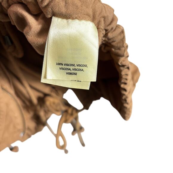 PILCRO Anthropologie ONE SIZE Viscose Utility Popover Jacket Coat Tan - Picture 7 of 11